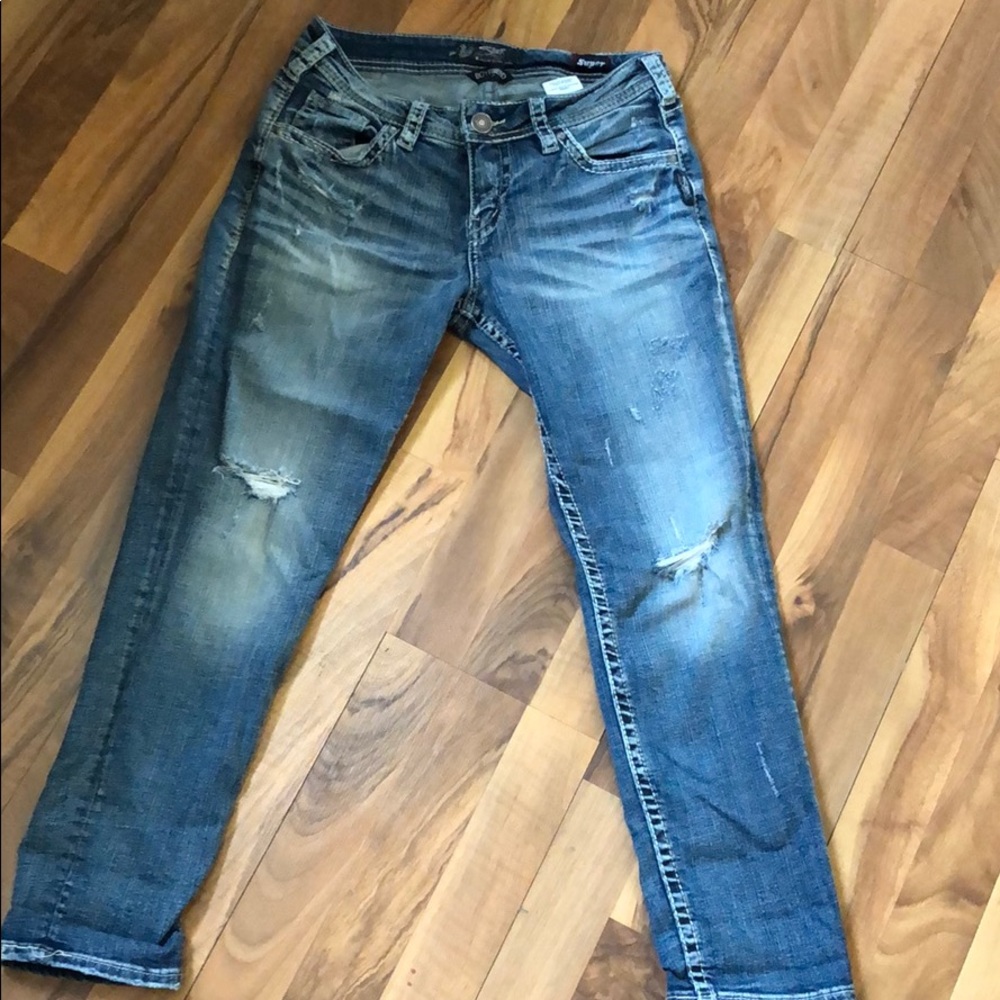 Silver Jeans Capri boyfriend